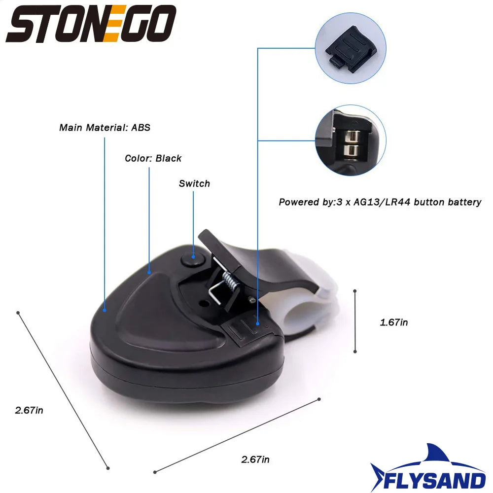 FLYSAND Fishing Bite Alarm with Loud Siren & Indicator