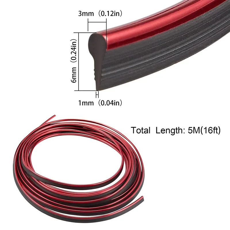 Universal Car Interior Trim Strip – Flexible Moulding for Dashboard & Edges