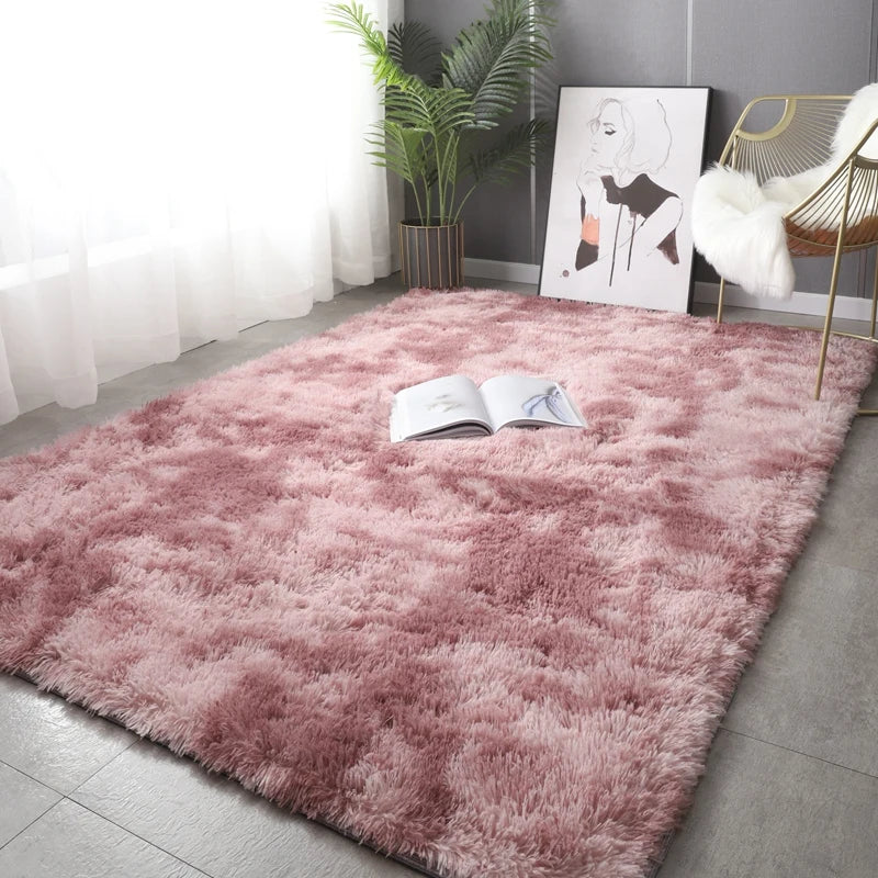Soft Plush Rug – Fluffy Modern Carpet for Living Room, Kids' Room & Gifts