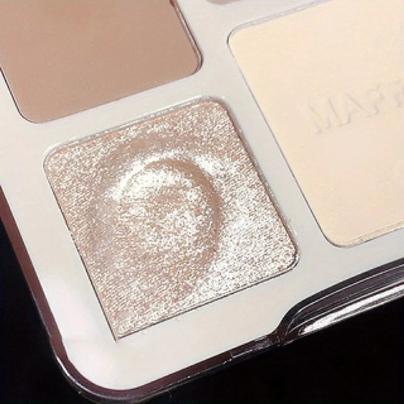 Natural Matte Contour & Highlighter Face Palette