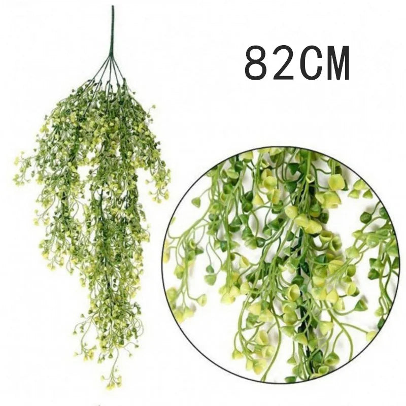Artificial Ivy Vines – Hanging Rattan Leaves for Home & Garden Decor