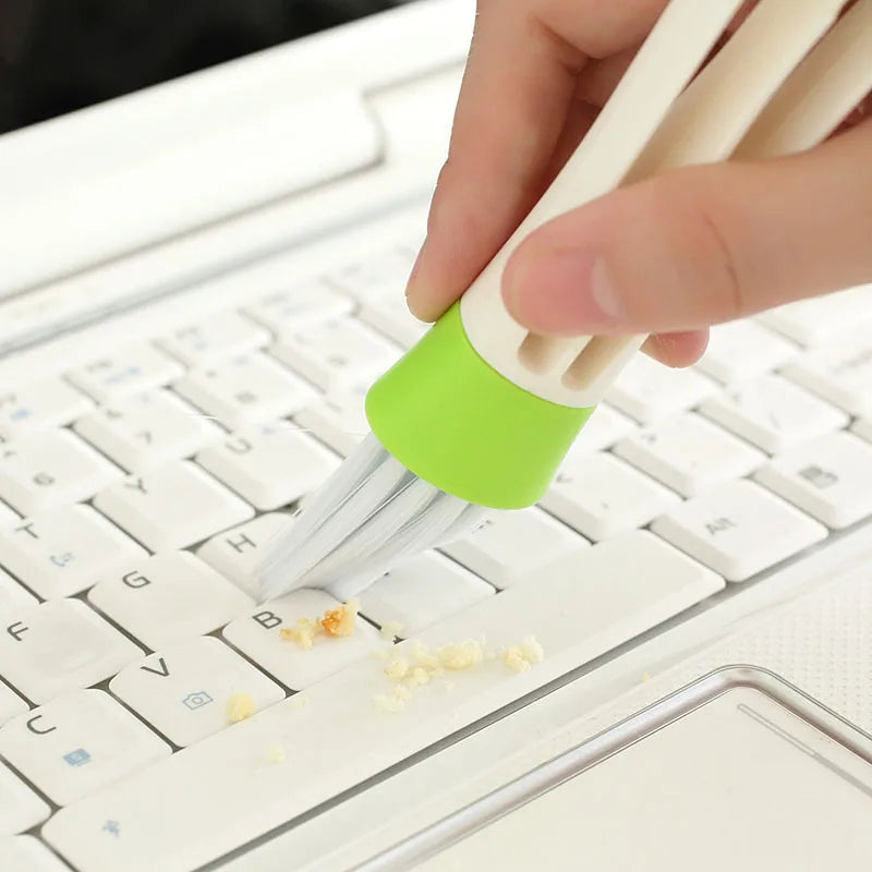 2-in-1 Car AC Vent Cleaning Brush – Multi-Purpose Dust Cleaner Tool