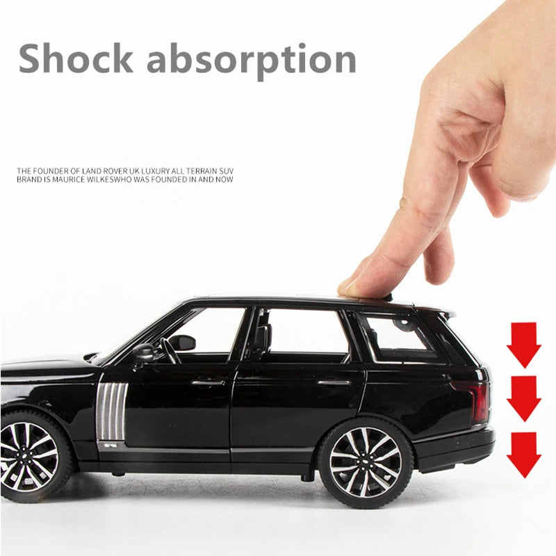 1/32 Range Rover SUV Model – Alloy Diecast with Sound & Light