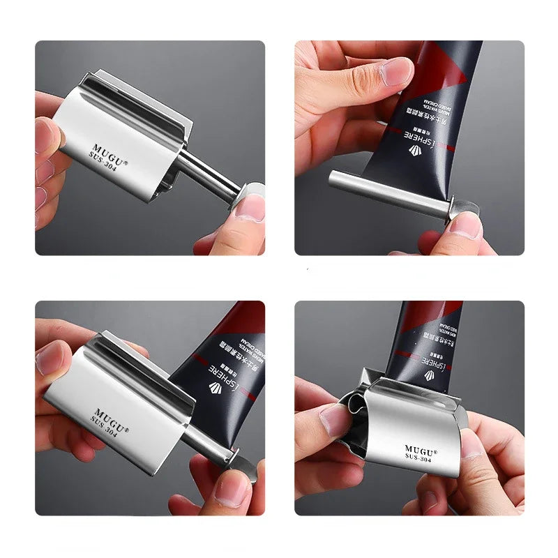 Stainless Steel Toothpaste Squeezer – No Waste, Easy Dispenser