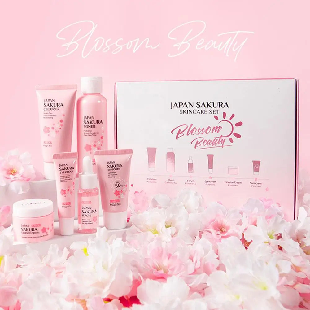 6-Piece Sakura Skincare Set with Gift Box