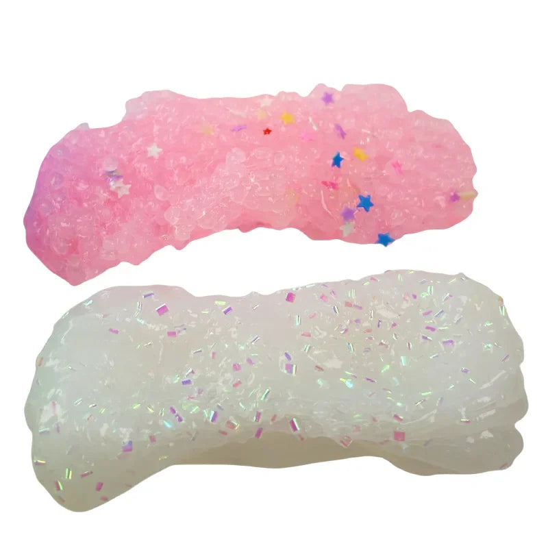 Slime Charm Kit for Kids - Rice Grain & Foam Puzzle