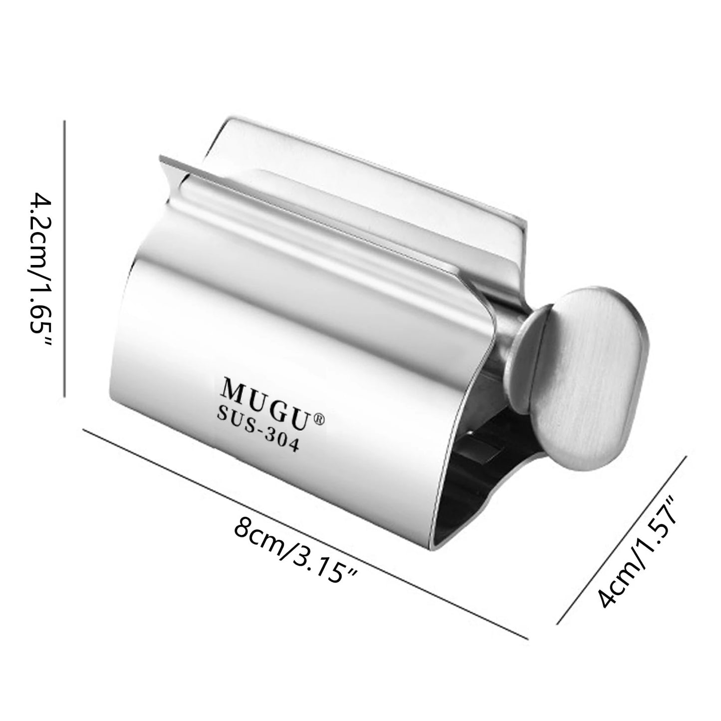 Stainless Steel Toothpaste Squeezer – No Waste, Easy Dispenser