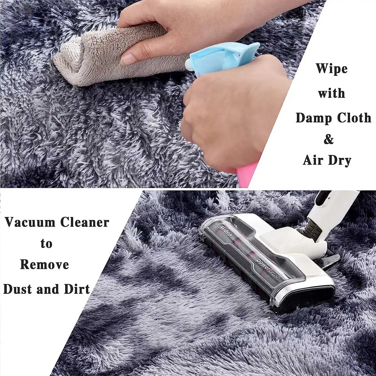 Soft Plush Rug – Fluffy Modern Carpet for Living Room, Kids' Room & Gifts