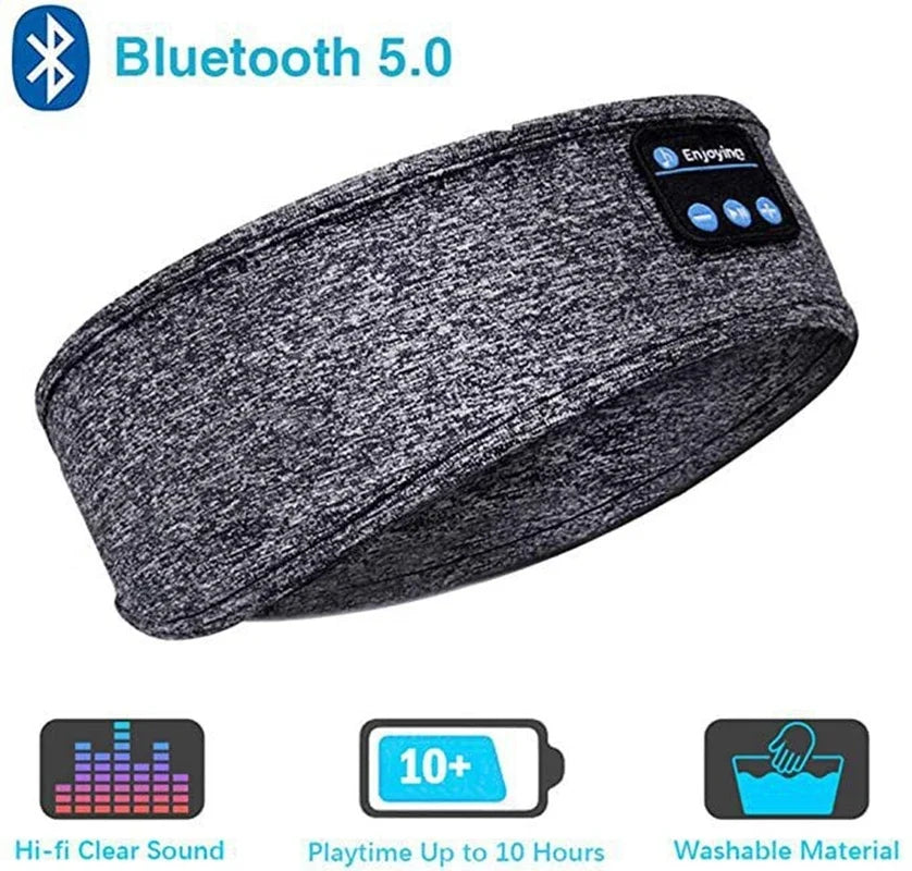 2025 Bluetooth Headband – Wireless Sports & Sleep Music Eye Mask Headphones