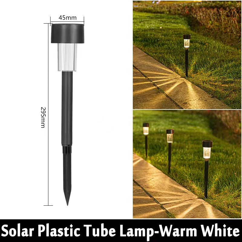 10-Pack Solar Garden Lights – Waterproof Outdoor Pathway Lamps