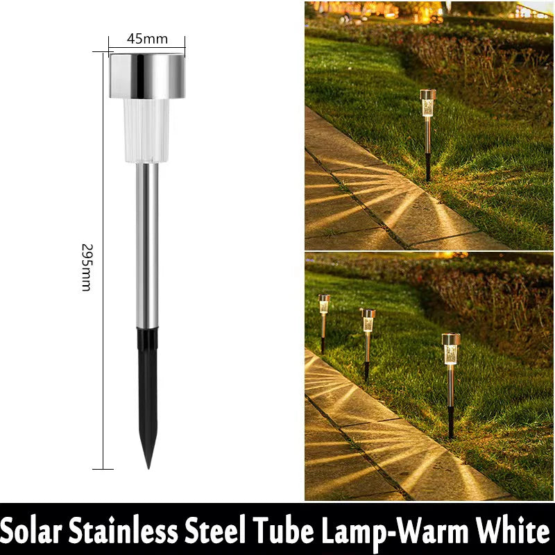 10-Pack Solar Garden Lights – Waterproof Outdoor Pathway Lamps