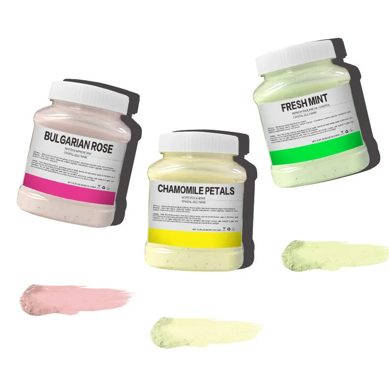 350g 24K Gold Rose Petal Hydrating Jelly Mask Powder