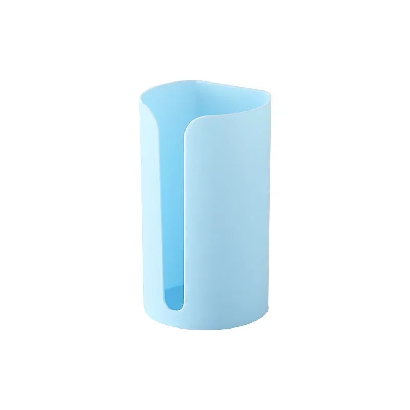 Self-Adhesive Wall-Mounted Garbage Bag Holder – Plastic Bags Organizer Rack