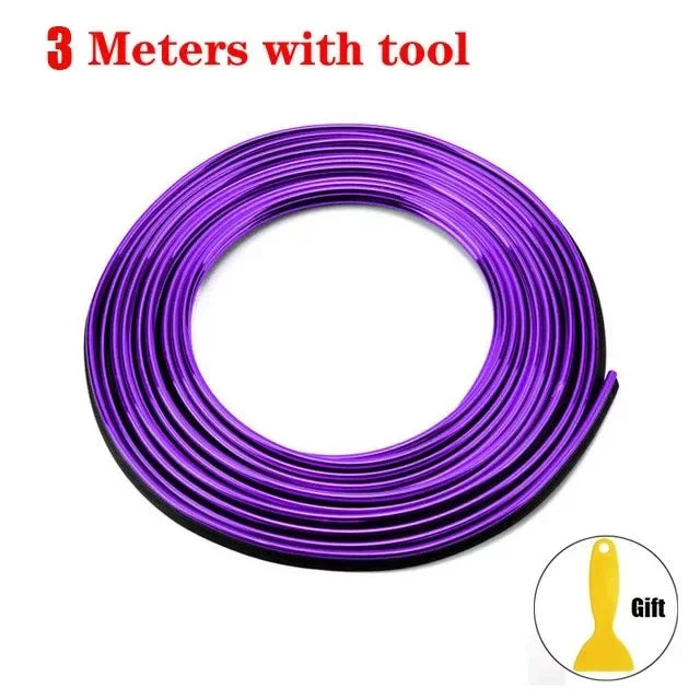 Universal Car Interior Trim Strip – Flexible Moulding for Dashboard & Edges