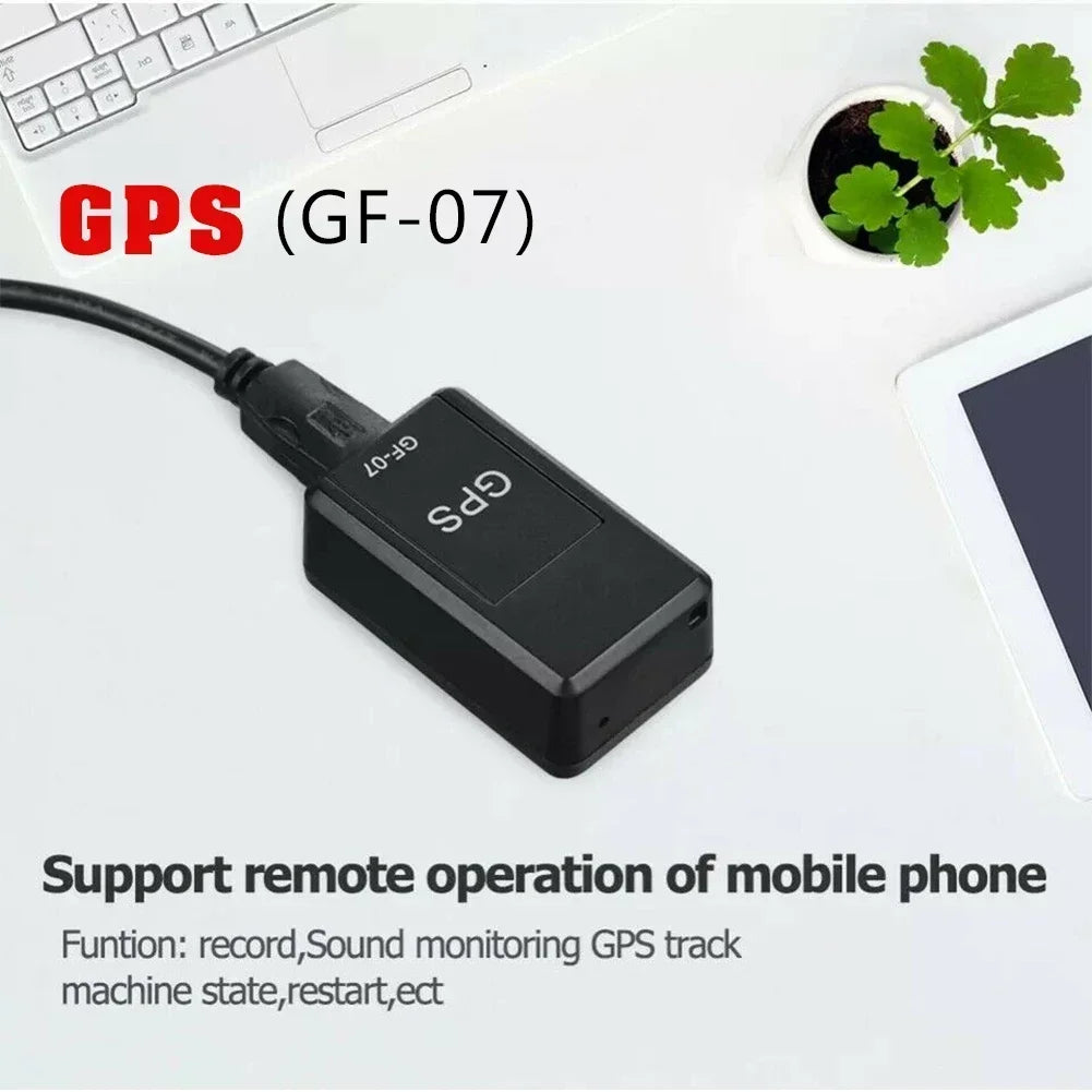 GF07 Magnetic Mini GPS Tracker – Real-Time Car, Pet & Vehicle Locator