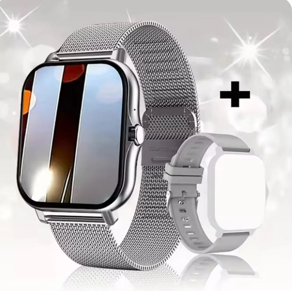 KESHUYOU 2025 Smart Watch – Bluetooth Call, Music, Heart Rate Monitor, Pedometer
