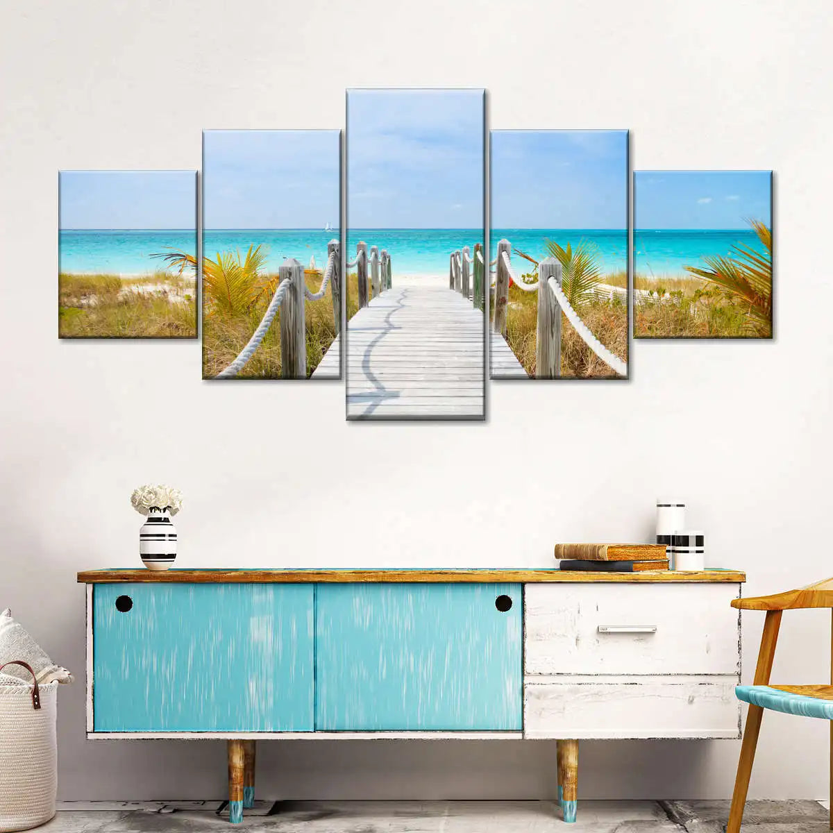 5-Piece Lake Landscape Canvas Wall Art – Unframed Home Decor Posters