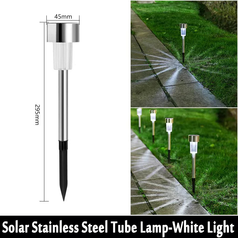 10-Pack Solar Garden Lights – Waterproof Outdoor Pathway Lamps