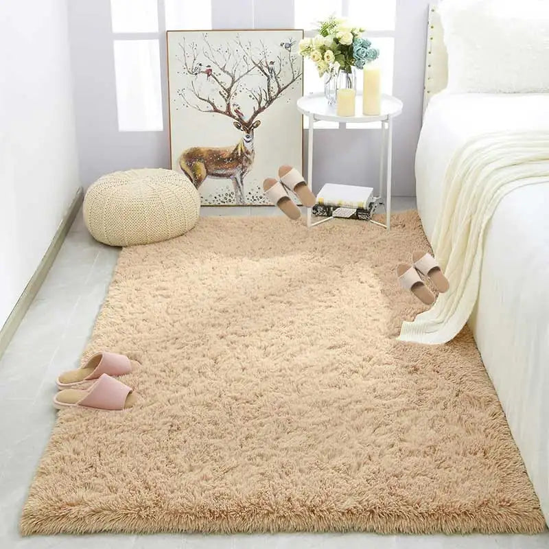Soft Plush Rug – Fluffy Modern Carpet for Living Room, Kids' Room & Gifts