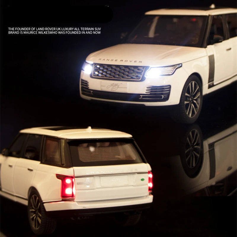 1/32 Range Rover SUV Model – Alloy Diecast with Sound & Light