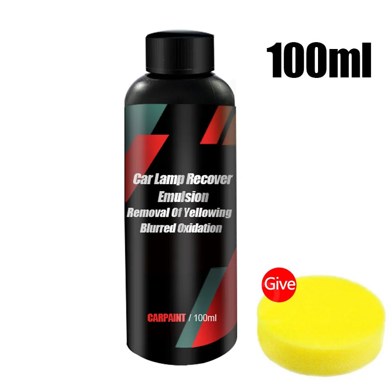 Car Headlight Polishing Scratch Remover & Renewal Kit