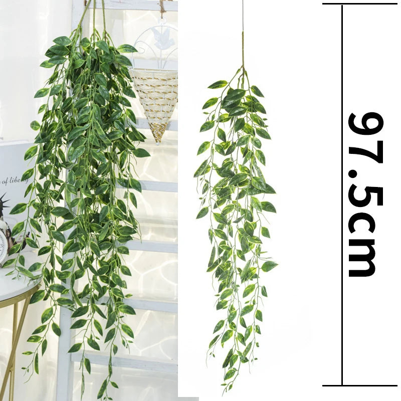 Artificial Ivy Vines – Hanging Rattan Leaves for Home & Garden Decor