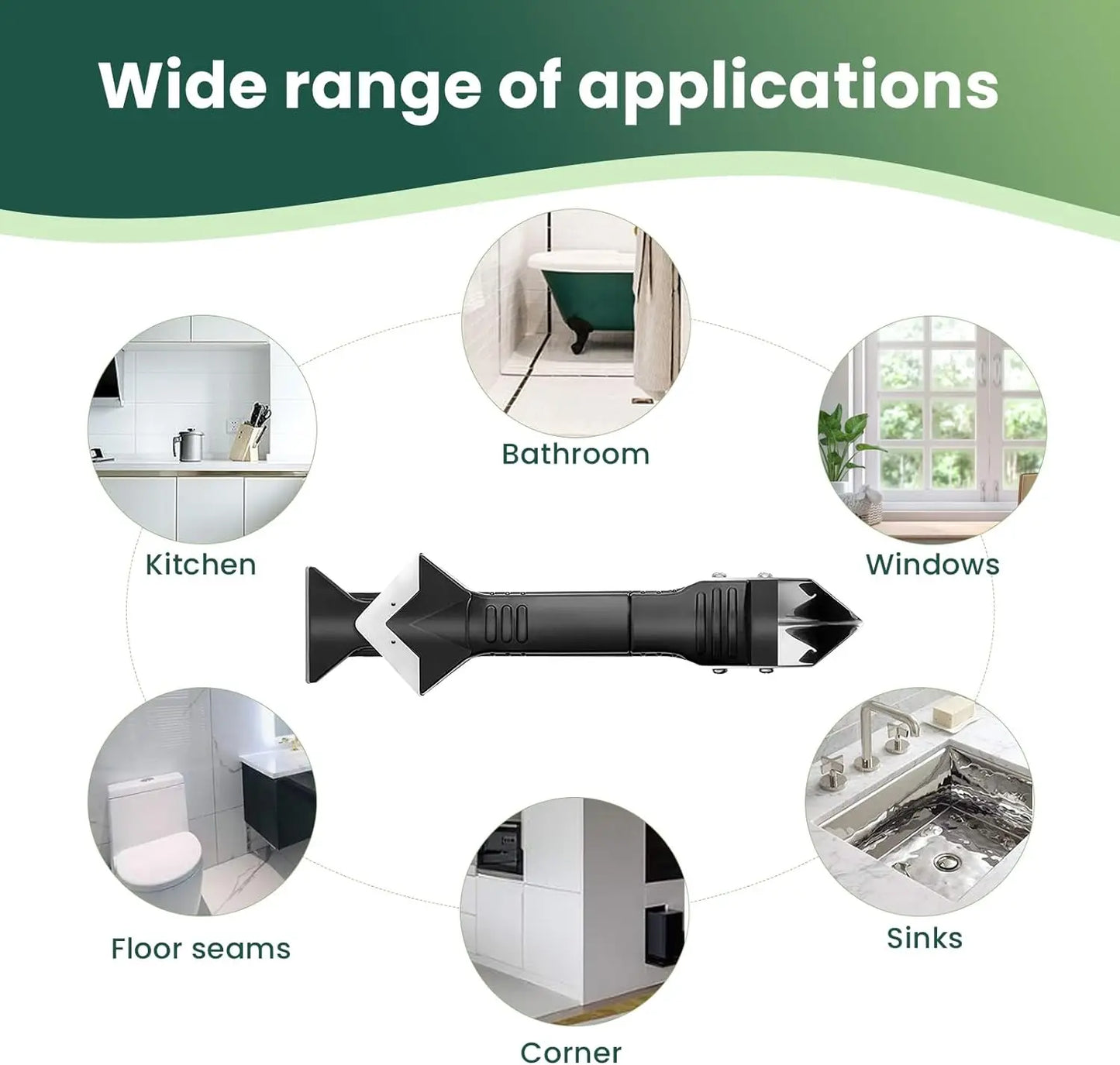 3-in-1 Silicone Remover & Sealant Scraper Kit