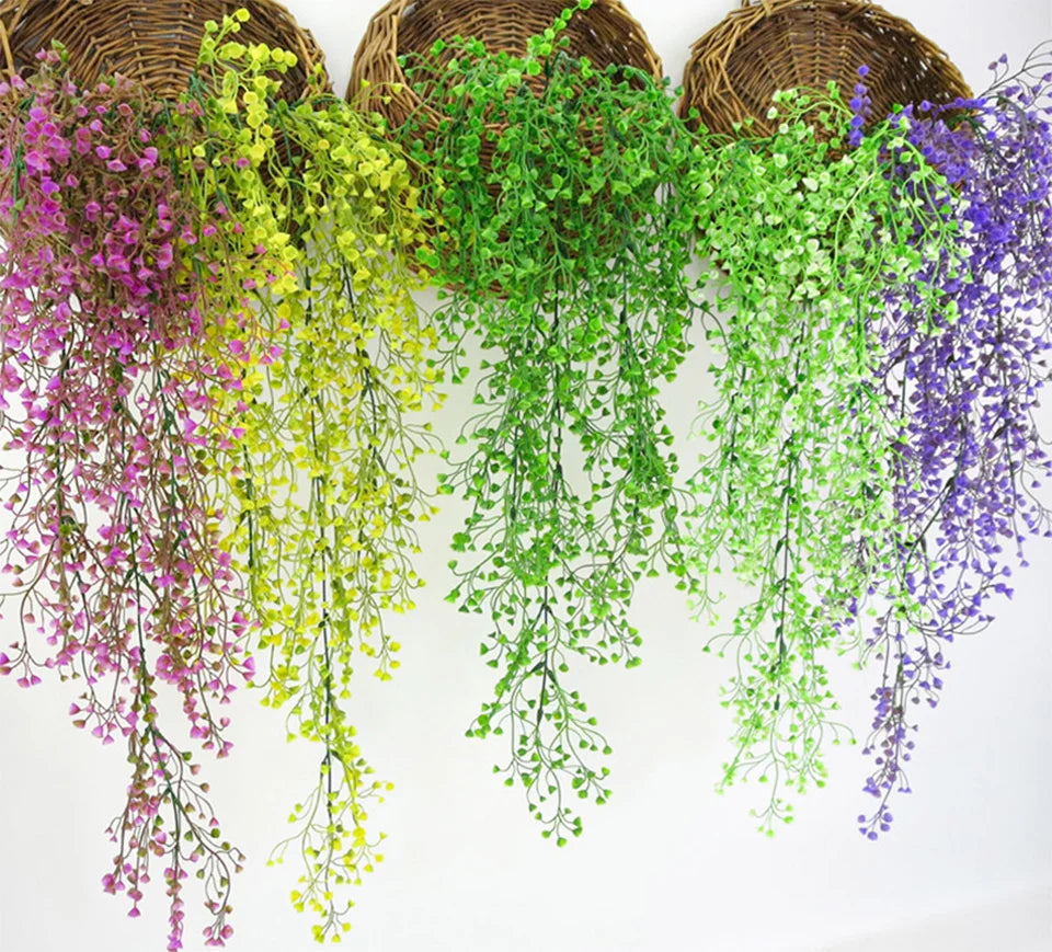 Artificial Ivy Vines – Hanging Rattan Leaves for Home & Garden Decor