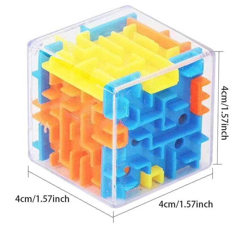 3D Maze Magic Cube – Six-Sided Puzzle Stress Reliever Toy