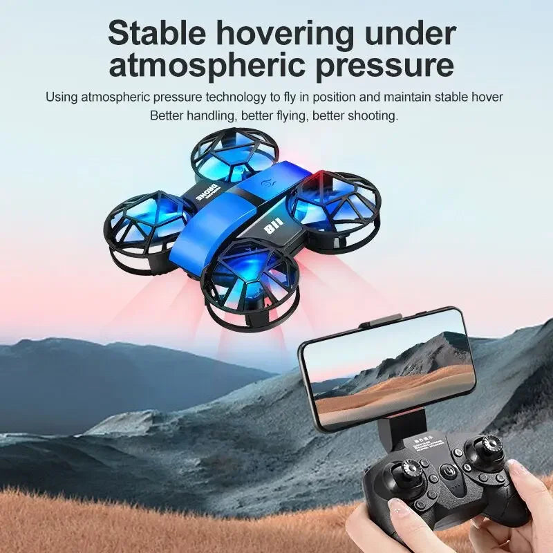 Lenovo 811 Mini 4K Drone - HD Wide Angle FPV RC
