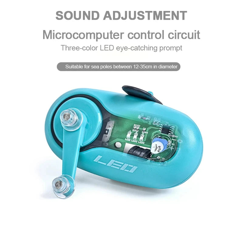 Electronic Fishing Rod Alarm with Sound & Light Clip