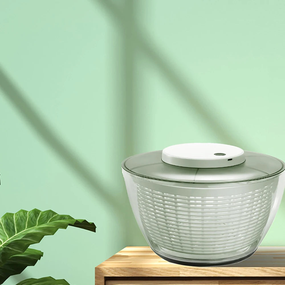 Electric Vegetable Dehydrator & Salad Spinner for Quick Drying