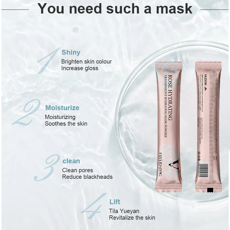 Hydro Jelly Face Mask Powder – Rose Collagen Peel-Off