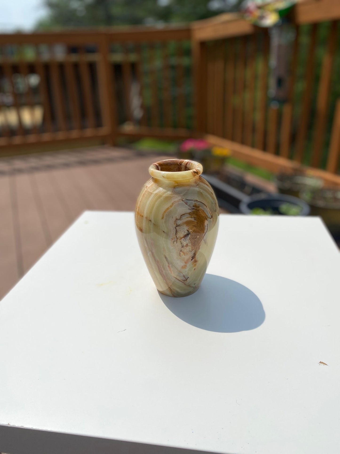 Whispers of the Earth – Hand-Carved Onyx Vase