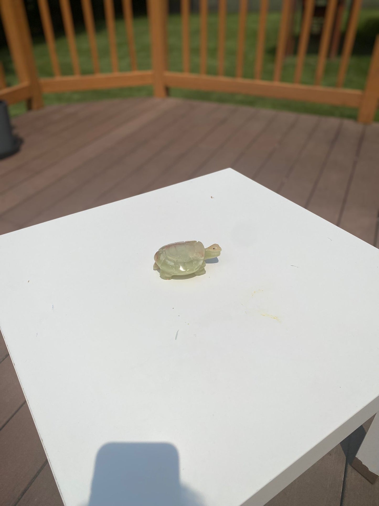 Tiny Guardian – Hand-Carved Onyx Turtle Figurine