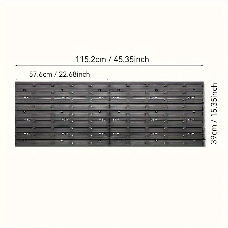 47pcs Lenotos DIY Tool Organizer Set - Durable Red & Black Storage