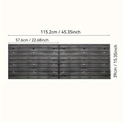 47pcs Lenotos DIY Tool Organizer Set - Durable Red & Black Storage