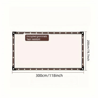 Clear Waterproof Tarp with Seal Ring - Outdoor Rainproof Cover