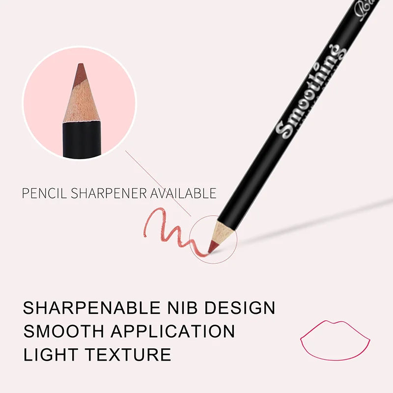 12-Piece Lipstick Set with Lip Liner & Matte Gloss