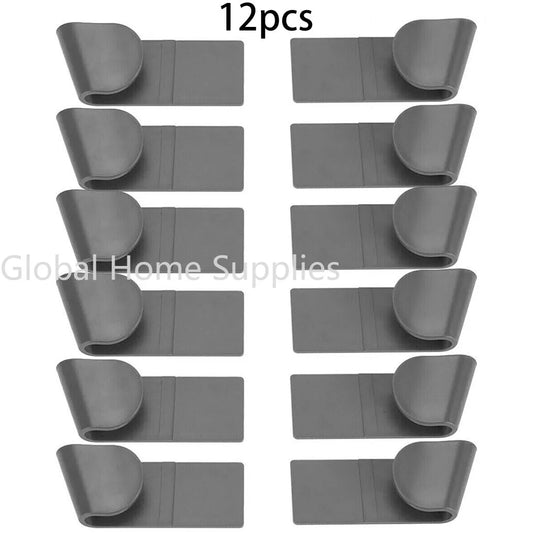Self-Adhesive Pot Lid Holder – Wall-Mounted Kitchen Organizer (1/2/12 Pcs)