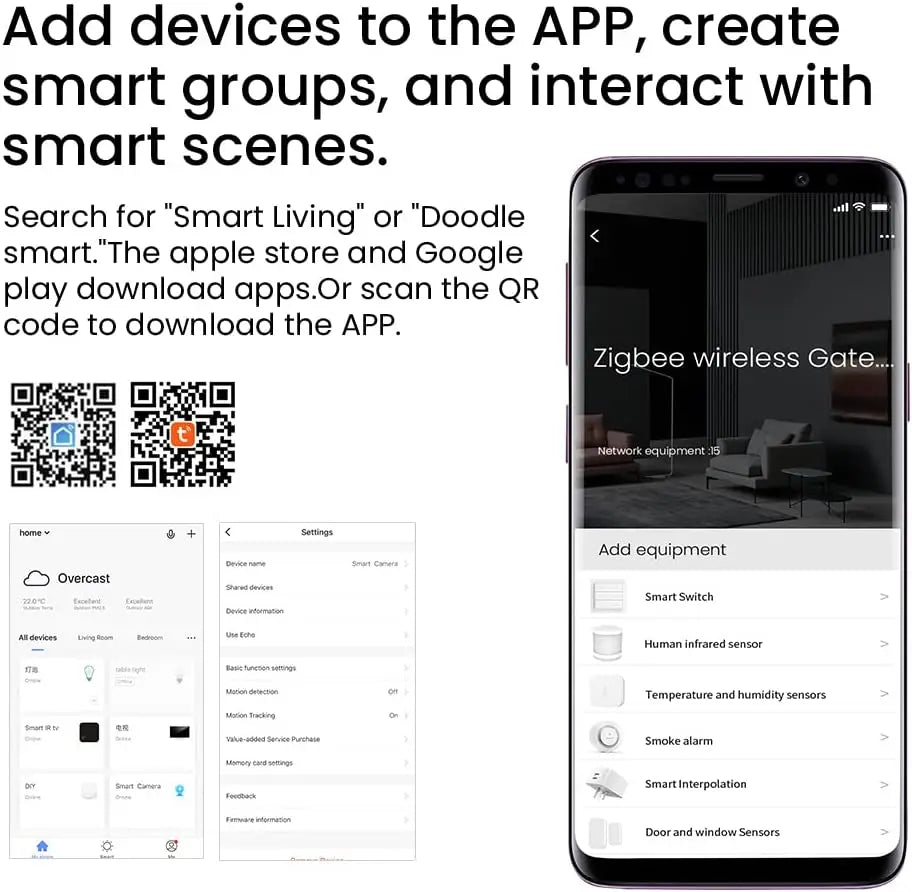 Tuya Zigbee 3.0 Gateway Hub - Smart Home Wireless Bridge