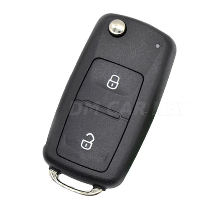 Car Key Blank Housing 5K0837202AD for VW, Seat, Skoda – Flip Remote Key Shell Case