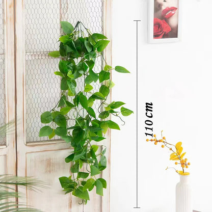 Artificial Ivy Vines – Hanging Rattan Leaves for Home & Garden Decor