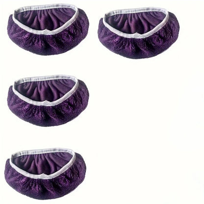 4pcs Reusable Washable Replacement Mop Pads – Durable Flat Floor Mop Cloths