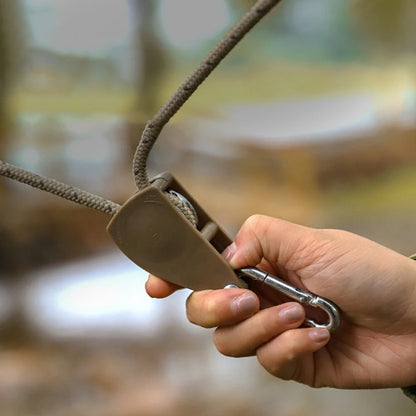 Tent Rope Hanger Pulley Hook – Adjustable & Non-Slip Lanyard for Outdoor Use