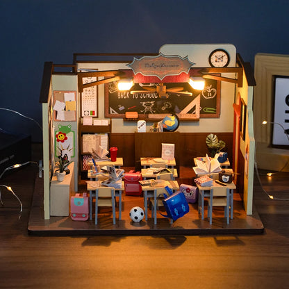 DIY Wooden Doll House – 3D Puzzle Kit for Adults