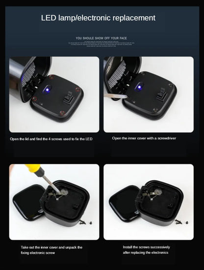 Car Ashtray with LED Light – Smokeless Cup Holder for VW Models