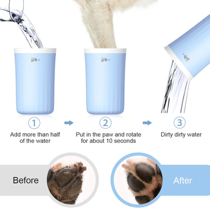 Silicone Dog Paw Cleaner Cup
