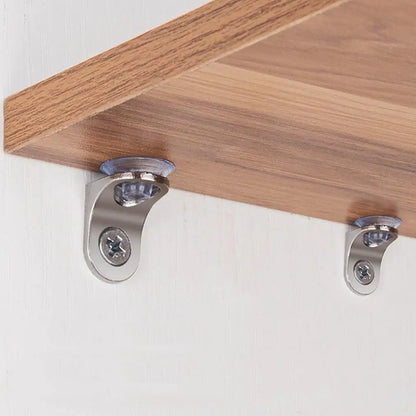 Glass Wood Shelf Brackets – 20/50 pcs