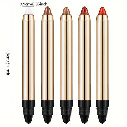 Double-Sided Eyeshadow & Highlighter Stick – Matte & Glitter Duo